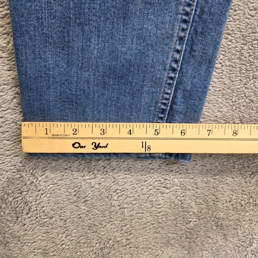 Kensie‎ Jeans Womens 6 / 28 Blue Cropped Straight Mid Rise Faded Denim - Picture 6 of 10